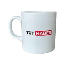 Trt Haber Logolu Beyaz Kupa Beyaz - Çok Renkli