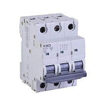 6vtb-3c20 Otomatik Sigorta 6ka C Tipi 3 Kutup 20a