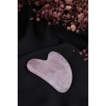 Gua Sha Pembe Kuvars Taşı - Yüz Cilt Masaj Taşı - Ms0038