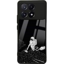 Xiaomi Poco X6 Pro Astronot Tatiana Tasarımlı Glossy Telefon Kılıfı Çok Renkli