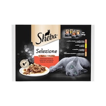Sheba Etli Çeşitler 4'lü Paket 4x85 G - 5 Adet Tarı