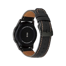 Effox Huawei Gt2 46mm 22mm Uyumlu Krd-29 Deri Kordon-siyah