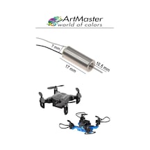 Mini Drone Motoru 1 Adet Çekirdeksiz Yüksek Hızlı Güçlü Deney Dc Dron Motoru Uçak Mini Drone Motoru Okul Helikopter