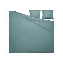 Ikea Nattjasmın Çift Kişilik Nevresim Takımı 220 X 240 Cm Koyu Yeşil - Yeşil