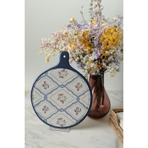 Keramika Floral Waves Peynir Sunum Tabağı 26 Cm 22668 Çok Renkli