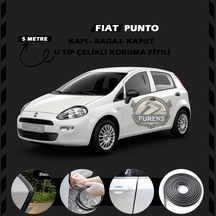 Fiat Punto Oto Araç Kapı Koruma Fitili 5 Metre Parlak Siyah Renk