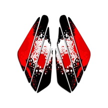 Universal Motosiklet Yan Pad 3d Sticker 013 Diğer