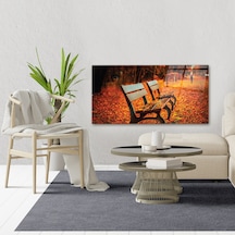 Decorita Cam Tablo | Parkta Sonbahar | 40cm x 80cm
