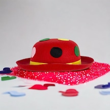 23 Nisan Gösteri Şapkası Puantiyeli Şapka Renkli Şapka Renkli Palyaço Şapkası Kostüm Aksesuarları Gün Işığı