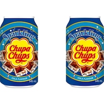 Chupa Chups Sparkling Cola Flavour - Kola Aromalı Gazlı İçecek 345 Ml 2 Adet