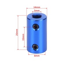 Koodmax 3d Yazıcı 5mm - 8mm Mavi Alüminyum Alaşımlı Şaft Bağlayıcı Motor Kaplin