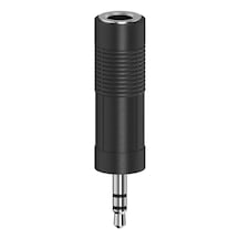 Ses Adaptörü, 3.5mm Plug - 6.3mm Socket, Stereo