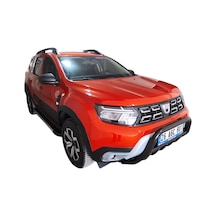 DACİA DUSTER 2018 SONRASI SAFARİ SİYAH KROM ÖN TAMPON KORUMA FİLDİŞLİ MODEL