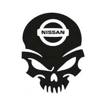 Nissan Kuru Kafa Araba Sticker Yapıştırma