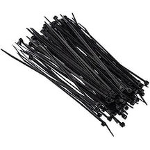 Plastik Cırt Kelepçe Kablo Bağı Siyah 100 Adet 3,6x370