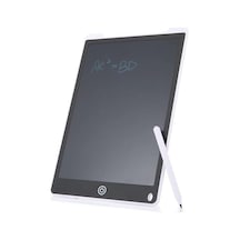 T12 Beyaz Writing Tablet Lcd 12 Inç Dijital Kalemli Çizim Yazı Tahtası Beyaz