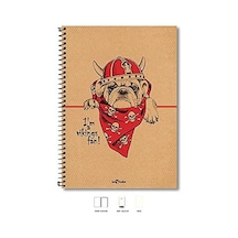 A4 Defter Düz 200 Syf Köpek Eco 103 Ivory