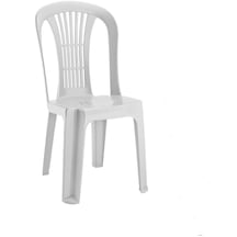 Irak Plastik Holiday Olivia Çubuklu Sandalye Beyaz Hk320