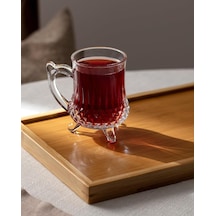 Allonnes 4'lü Çay Fincanı Seti Şeffaf