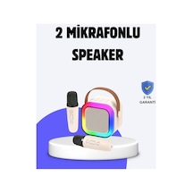 Taşınabilir Bluetooth Karaoke Hoparlör 2400 Mah Batarya - Haluna5697-3512 Renkli