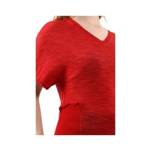 ekazak Düşük Kol V Yaka Bluz 001