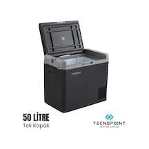 Tecnopoint Tc21-09 Tek Kapaklı Araç İçi Portatif Buzdolabı 50 Litre 12v-24v-1929