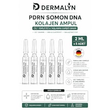 Dermalyn 5 Adet Pdrn Somon Dna Kolajen İçeren Cildi Gençleştirmeye Yardımcı Ampul Serum Dermaroller Dermapen