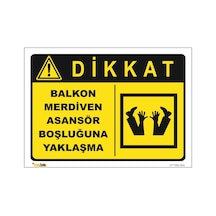 Balkon Merdiven Boşluğuna Yaklaşma - Isg Levhası