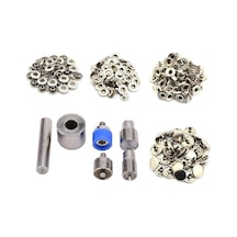 100 Set Paslanmaz 12.5mm Metal Çıt Çıt Ve Manuel Çakım Kiti