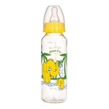 Bebedor 31302 Desenli Cam Biberon 250 ML - Sarı
