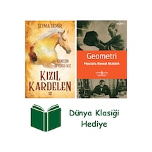 Kızıl Kardelen 1 - Güneşin Öptüğü Kız + Geometri + Dünya Klasiği Hediye