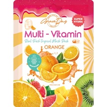 Grace Day Multivitamin Portakal Yoğun Ne MLendirici Kağıt Maske Grace Day Orange Sheet Mask ( Vegan Maske )