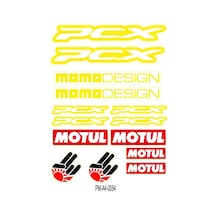 Sticker Seti Pcx Momo Design 03 Nötr