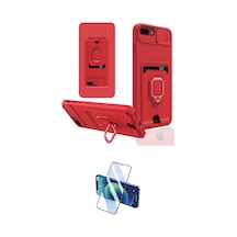 Cep 20-26 Apple Uyumlu İphone 7 Plus Kılıf Vadi Form Prime İkili Koruma Seti Najmaddin Pembe