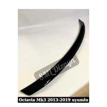 Skoda Octavia 2013-2020 Spoiler Siyah Plastik Rüzgarlık Spoyler