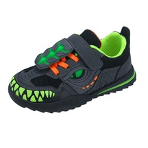 Çocuk Yazlık Nefes Alabilen Dinozor Günlük Ayakkabı-yeşil