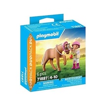 Playmobil Duopack Girl With Pony 71887