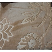 MERİNOS KOYU BEJ ELEGANS ÇİFT KİŞİLİK BATTANİYE