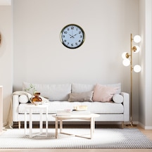 Aurelia Gold 40 Cm Metal Duvar Saati Çok Renkli
