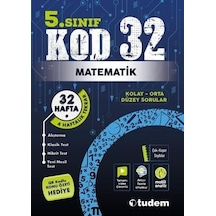 Tudem 5.sınıf Kod32 Matematik Soru Bankası