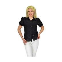 Kadın Brodeli Kısa Kol Bluz Bgl-st0371 001