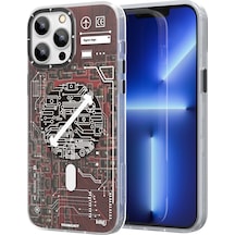 Youngkit iPhone Uyumlu 13 Pro Max Kılıf YoungKit Technology Serisi Kapak ZORE-267428