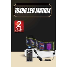 Hubrendy Tekno Led Ekran Matrix Panel En Büyük Boy 16x96 Araba Yazısı