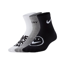 Nike 3 Pack Everyday Lightweight Çocuk Çorabı Çok Renkli
