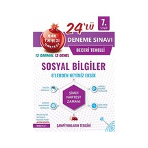 7. Sınıf Mavi Beceri Temelli Sosyal Bilgiler 24 Deneme Sınavı Nar N11.35578