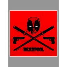 Deadpool Poster 60x60cm Afiş - Kalın Poster Kağıdı Dijital Baskı