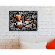 Bk Home Coffee Tasarımlı Kanvas Tablo 30x50cm-39