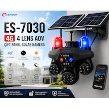Es Vısıon 7030 4g Çift Güneş Panelli Güvenlik Kamerası
