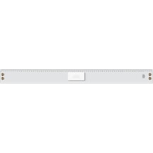 Hatas 01240 Ekonomik Mika Paralel Cetvel 75 CM Şeffaf