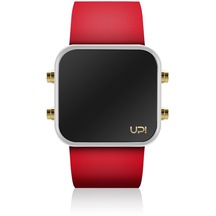 Upwatch Led Mını Gold Whıte & red Unisex Kol Saati